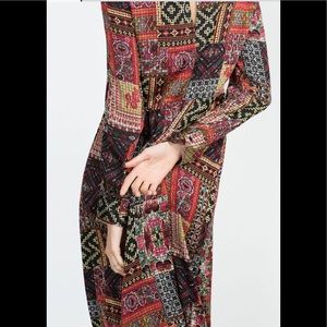 ZARA PATCHWORK DRESS